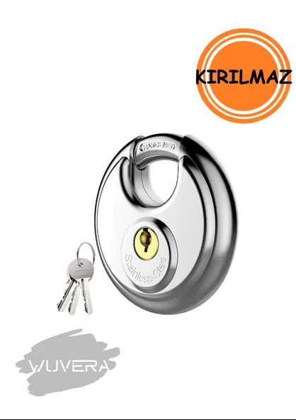 Wuvera Oval 80 mm Kilit – Güvenliği Ciddiye Alanlar İçin - 2