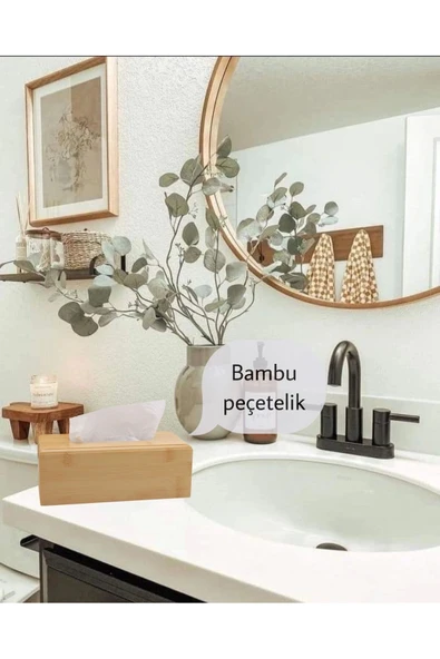 Bambu Tekçek Peçetelik / Dispanseri