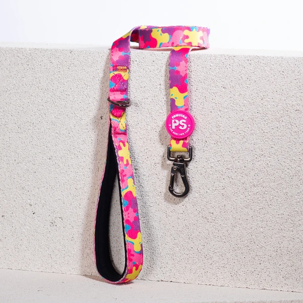 Pawstar Rosea Camouflage Köpek Gezdirme Kayışı 120 cm x 2 cm