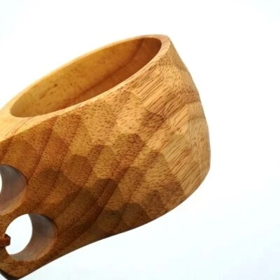 Rox Wood 001 Kuksa Ahşap Bardak Desenli - 3