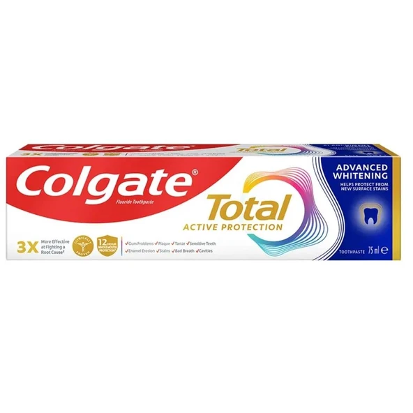 Colgate Total Gelişmiş Beyazlık 75 Ml