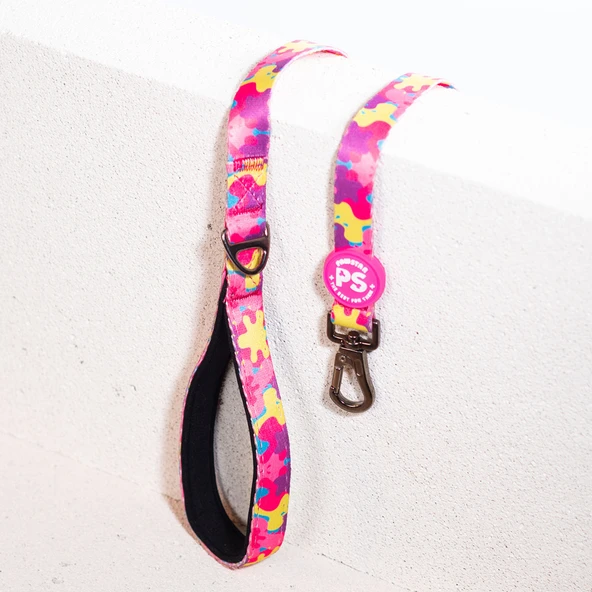 Pawstar Rosea Camouflage Köpek Gezdirme Kayışı 120 cm x 2 cm - 2