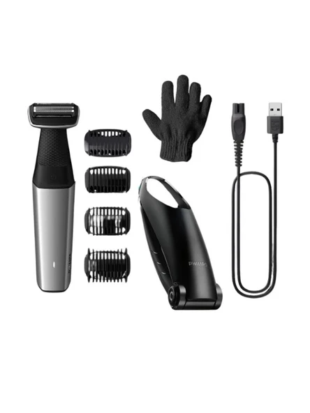 SkinIQ X9002/30 Islak Kuru Tıraş Makinesi, BG5021/16 Vücut Tıraş Makinesi 2'li Avantaj Set - 5