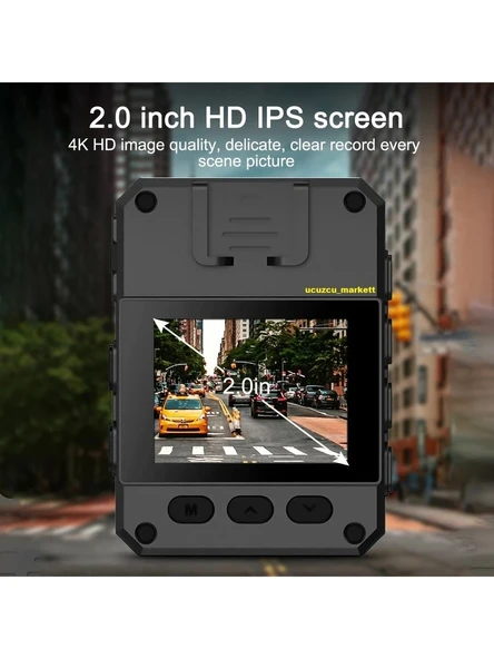 Vücut Kamera 2.0  inç Ekranlı Taşınabilir Vücut Kamera - 2