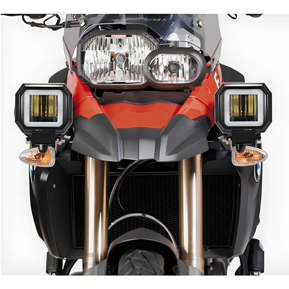 Motosiklet Atv Sis Farı Angelli 2 ADET SET ANGEL RENK SEÇENEKLİ - 2
