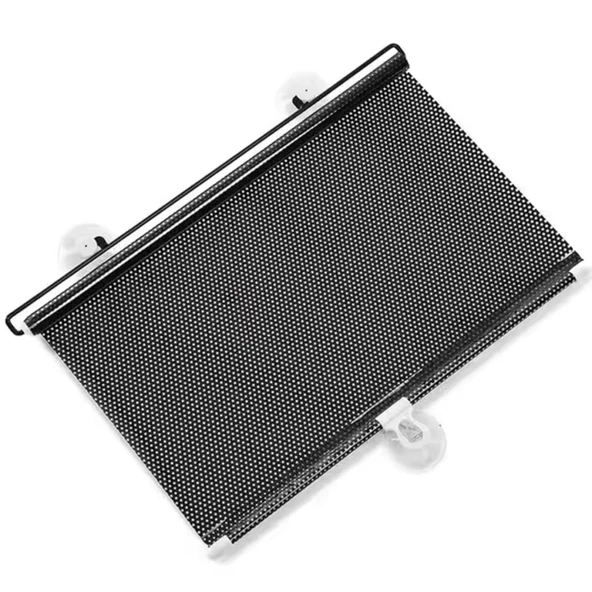 Polham 68x125 Cm Geri Çekilebilen Araç İçi Ön Cam Güneşlik, Ev Tipi Cam Güneşlik UV Engelleyici Perde
