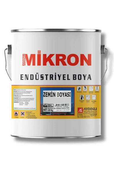 Mikron Akrilik Zemin Boyası 18 kg.