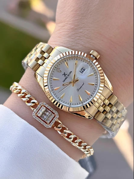 Daniel Klein Retro Mini Kasa Vintage Seri 2 Yıl Garantili 5 Atm Dayanıklı Kadın Kol Saati BDK14027.2 - Resim 2