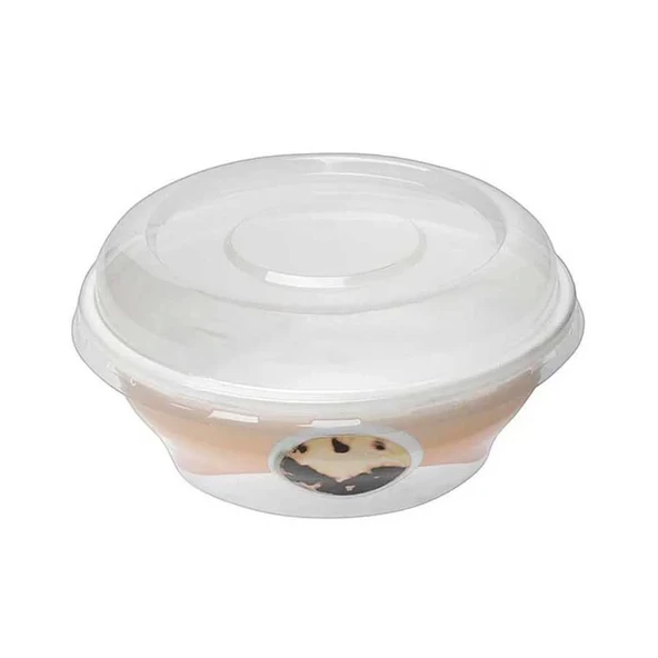 Genel Sütlü Tatlı Kapağı (Bombe) 118 mm - 100 Adet - Resim 2