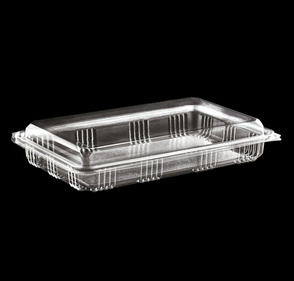 Plastik 500 gr. Baklava / Ekler Kap 100 Adet. ürün görseli 1