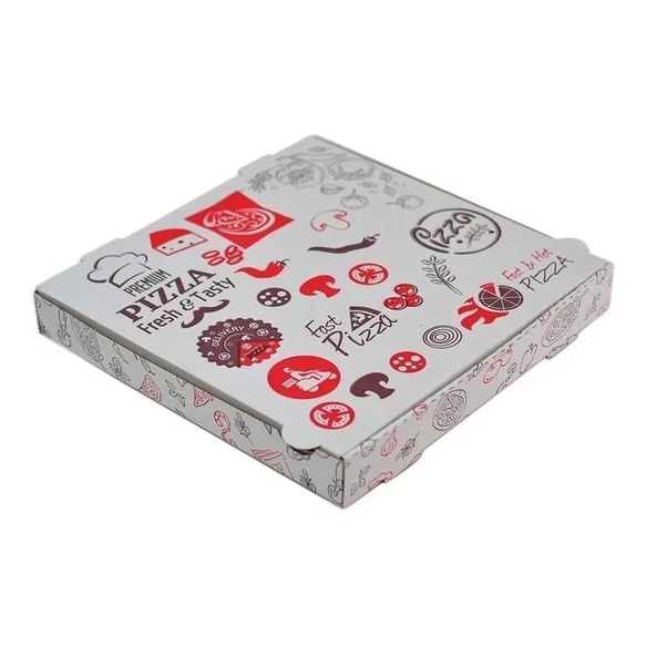 Pizza Kutusu 32x32x4,2 cm - 100 Adet ürün görseli 1