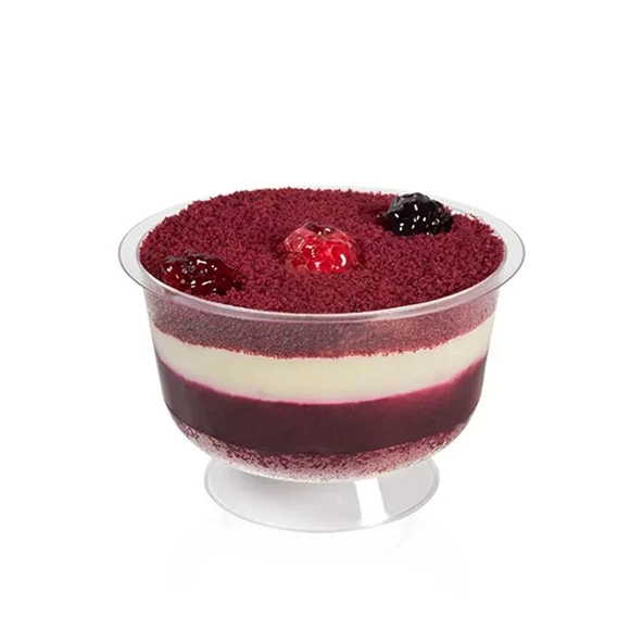 Ayaklı Tatlı Kasesi (Şeffaf) 200 cc - 500 Adet - Resim 3