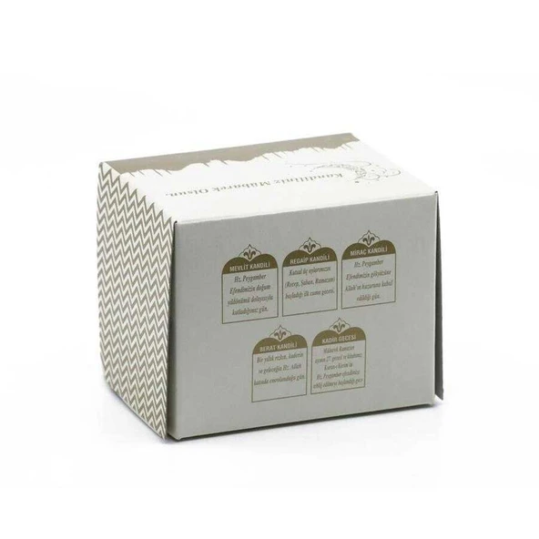 Kandil Simidi Kutusu (5'li) 8x8x8 cm - 100 Adet - Resim 2