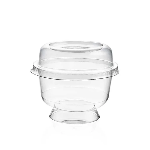 Ayaklı Tatlı Kasesi (Şeffaf) 200 cc - 500 Adet - Resim 2