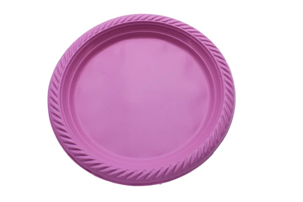 Plastik Renkli Tabak 10 'lu. - Resim 3