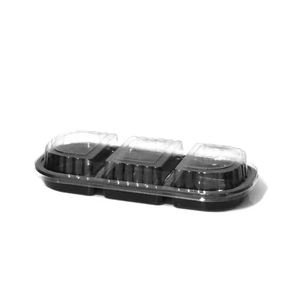 3 Bölmeli Kapaklı Servis Seti - 100 Adet ürün görseli 1