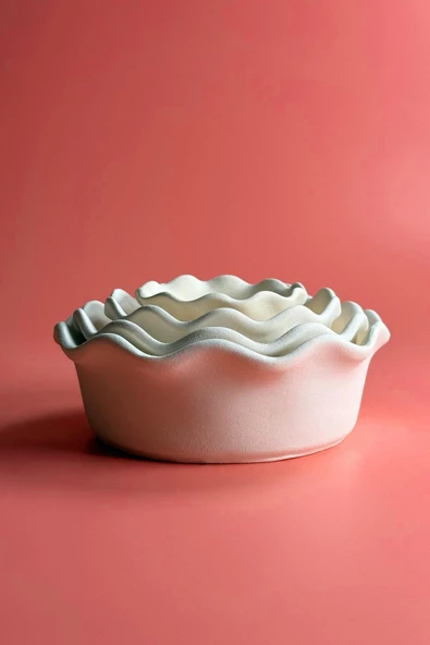 Tart Kase 4'lü Set - Seramik Bisküvi (Ham Ürün)