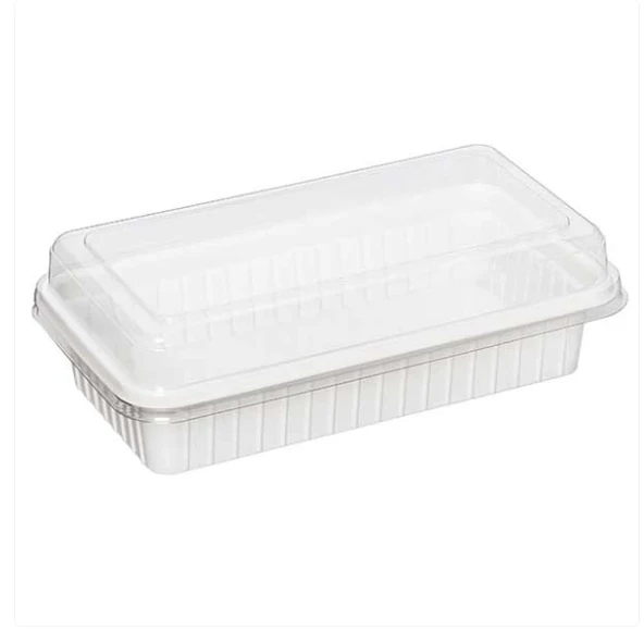 Plastik Dondurma Kabı Beyaz 500 Gr Kapaklı ( 500 Adet )