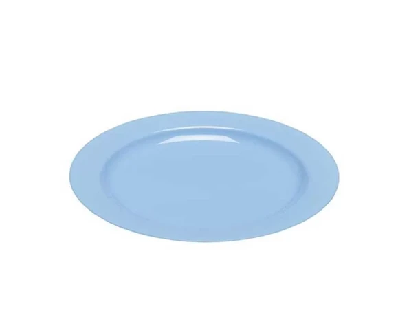 Plastik Mavi Tabak 23 cm - 10 Adet ürün görseli 1