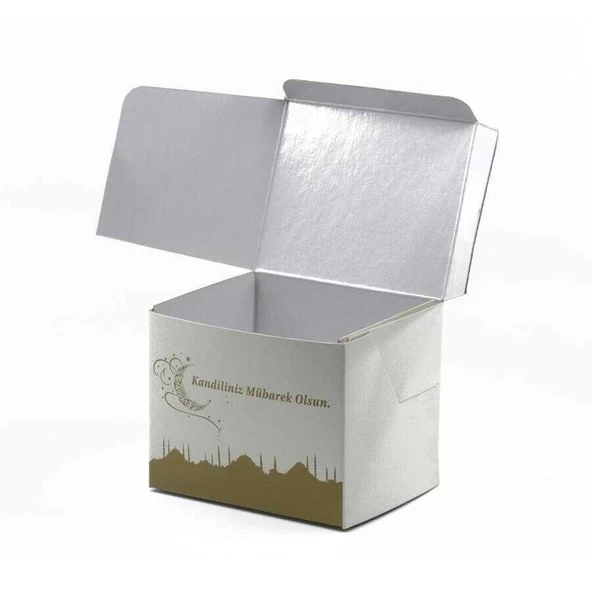 Kandil Simidi Kutusu (5'li) 8x8x8 cm - 100 Adet - Resim 4