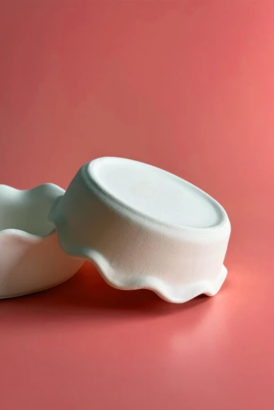 Tart Kase 4'lü Set - Seramik Bisküvi (Ham Ürün) - 5