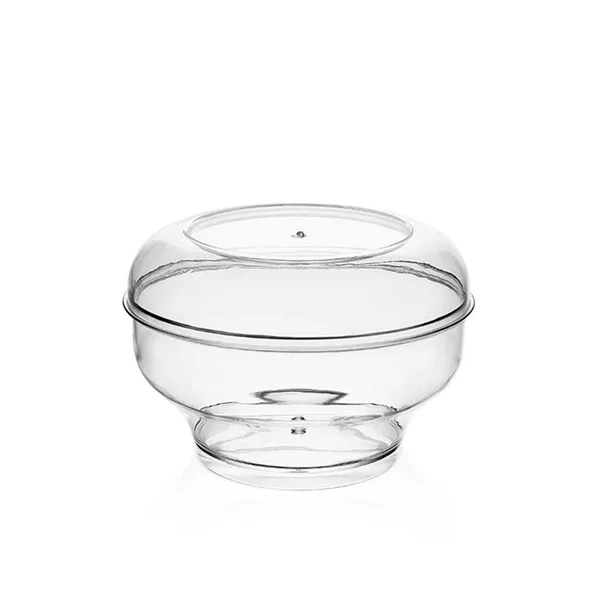 Kapaklı Sütlü Tatlı Kasesi Ayaklı 220 cc - 450 Adet ürün görseli 1