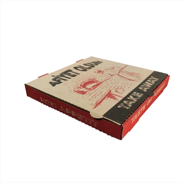 Karton Pizza Kutusu 23x23 cm ( 100 Adet ) ürün görseli 1