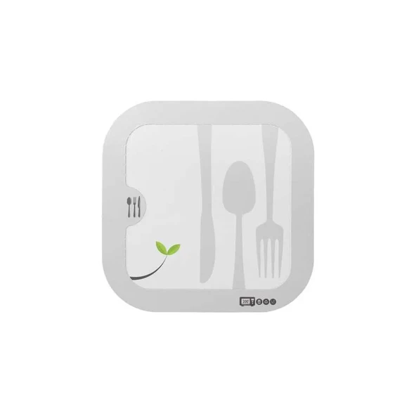 DMR01 Sıcağa Dayanıklı Karton Gıda Kabı Kapağı - 50 Adet ürün görseli 1