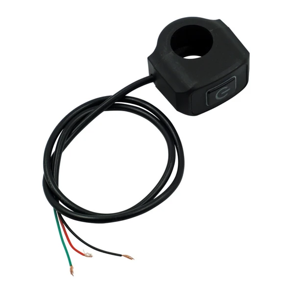 Motosiklet Led Far Aç Kapa Metal Anahtar Tekli Buton Swich 2 modlu - 5