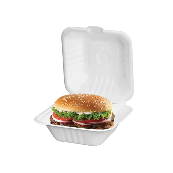 Ekolojik Karton Hamburger Kabı - 25 Adet - 4