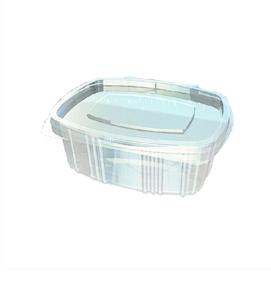 250 cc Oval Düz Kapak Sızdırmaz Kap - V62 ( 100 Adet ) ürün görseli 1