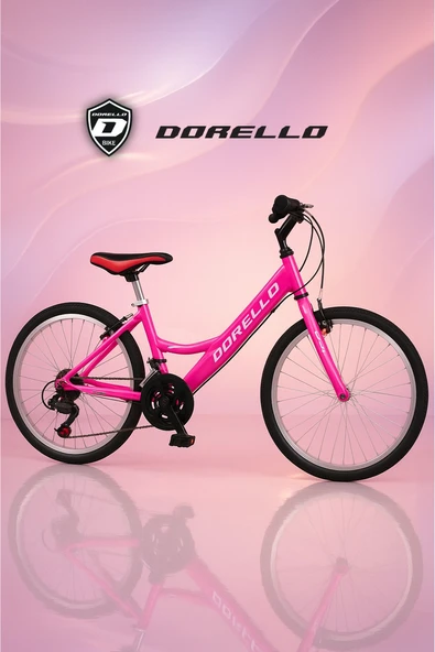 2450 model Dorello 24 jant bisiklet PEMBE ÇOCUK BİSİKLETİ 8- 10 YAŞ