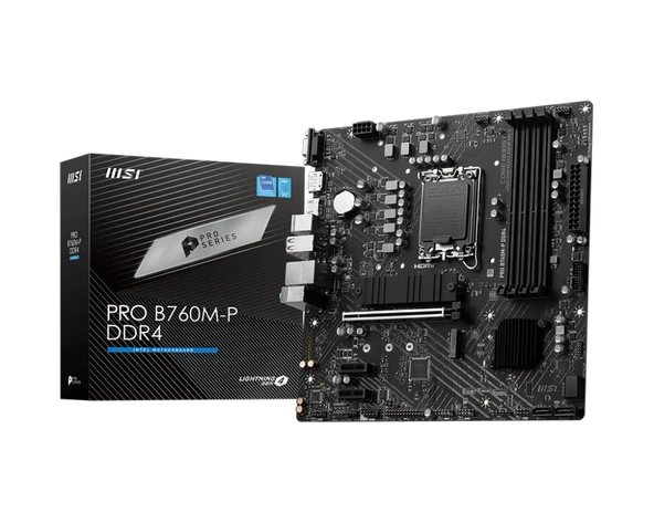 MSI PRO B760M-P DDR4 4800(OC) DDR4 HDMI DP M.2 ATX 1700p