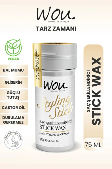 Wou Hair Stick Wax 75 gr Styling - 1