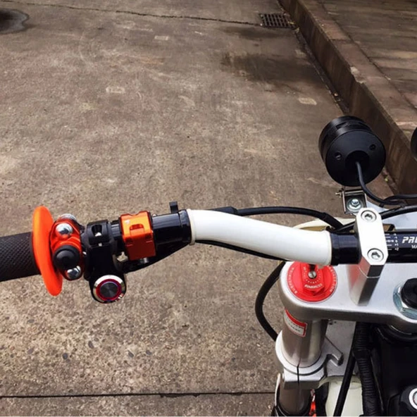 Motosiklet Led Far Aç Kapa Metal Anahtar Tekli Buton Swich 2 modlu - 3