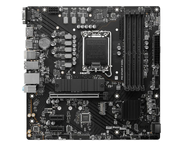 MSI PRO B760M-P DDR4 4800(OC) DDR4 HDMI DP M.2 ATX 1700p - 2