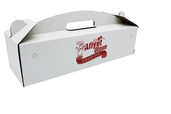 Kutu Lahmacun Saplı Büyük Beyaz 70x75,5 Cm 50 ürün görseli 1