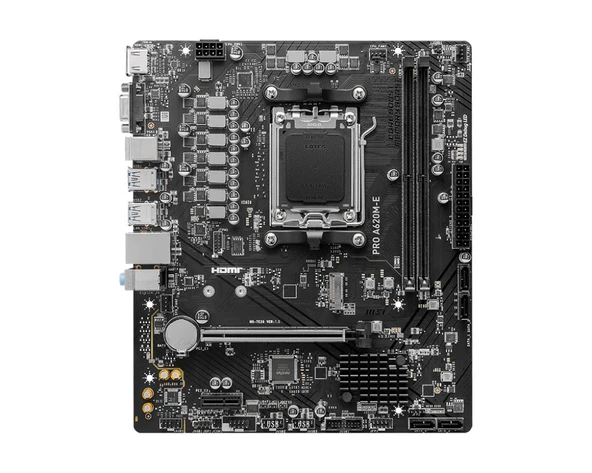 MSI PRO A620M-E 6400Mhz(OC) M.2 HDMI VGA mATX AM5 - 2