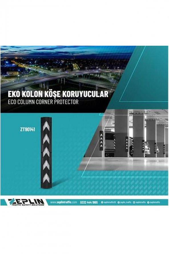 Kolon Ppc köşe koruyucu (Reflektifli) Zeplin 10 Adet ZT90141 - 5