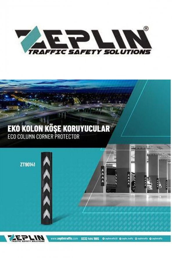 Kolon Ppc köşe koruyucu (Reflektifli) Zeplin 10 Adet ZT90141 - 6