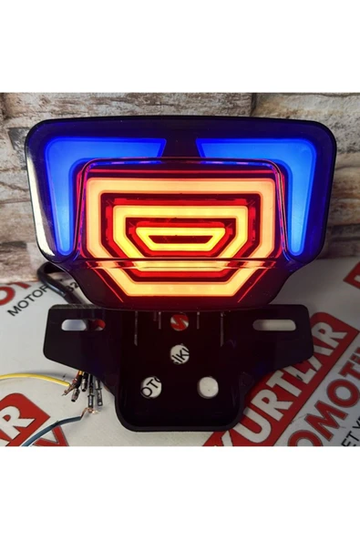 Cg Arka Stop Sport Led Renkli Model