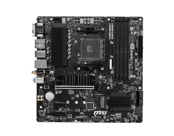 MSI B550M PRO-VDH WIFI DDR4 4400(OC) HDMI MATX AM4 - 2
