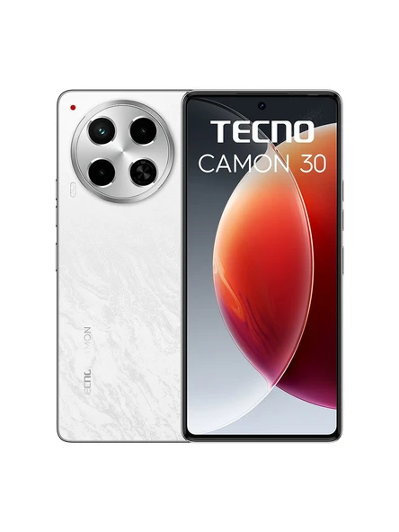 Tecno Camon 30 256 GB 12 GB Ram (Tecno Türkiye Garantili) Beyaz