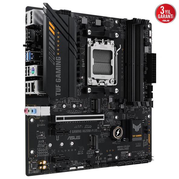 ASUS TUF GAMING A620M-PLUS WIFI DDR5 HDMI M.2 MATX AM5 - 3