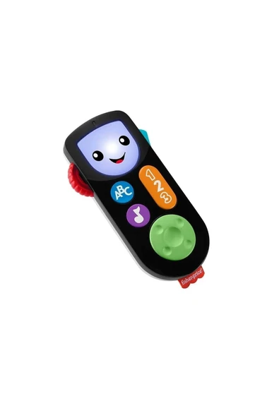 Fisher-Price Eğlen ve Öğren İzle ve Öğren Kumanda - çok dilli seri, eğitici içeriğiyle elektronik taklit oyuncağı, bebekler ve yürüme çağındaki çocuklar için HHH27 - 2