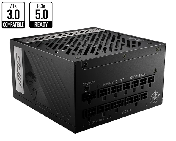 MSI MPG A1000G PCIE5 1000W 80+ GOLD POWER SUPPLY