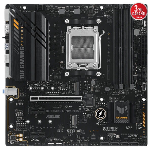 ASUS TUF GAMING A620M-PLUS WIFI DDR5 HDMI M.2 MATX AM5 - 2
