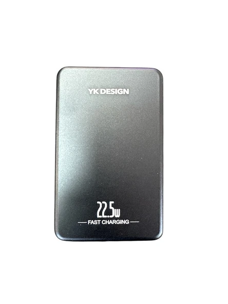 YK Design P911 Wireless Magnetic Magsafe Powerbank Kablosuz 15W 5000 mAh - 2