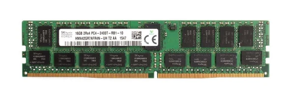 SK Hynix HMA42GR7AFR4N-UH 16GB DDR4 2400 MHz PC4-19200T-R RDIMM Ram