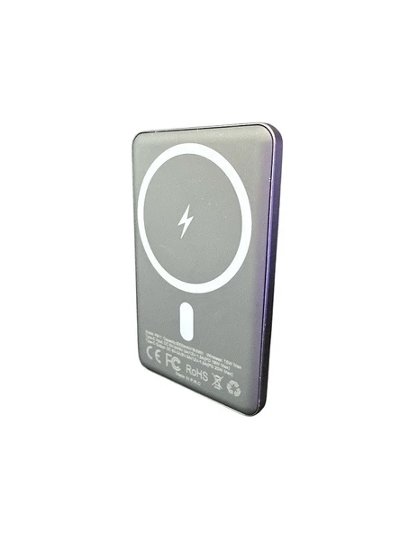YK Design P911 Wireless Magnetic Magsafe Powerbank Kablosuz 15W 5000 mAh - 5